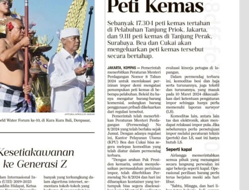 Izin Impor untuk Atasi Penumpukan Peti Kemas
